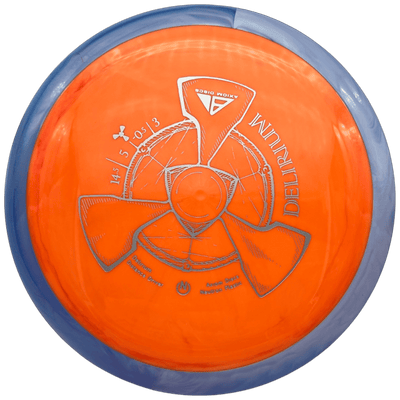 axiom Distance Driver Orange - Purple/White Swirl Rim - 175g Axiom Discs Neutron Delirium